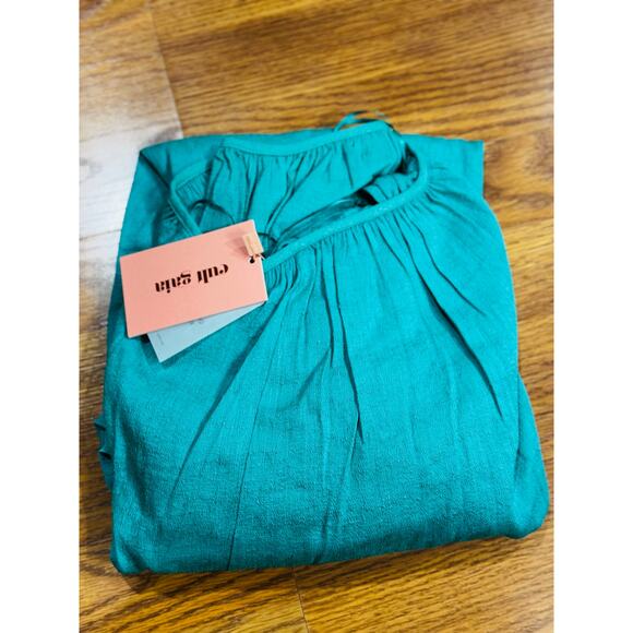 CULT GAIA Emerald green Erba Charlize Cut Out Midi Dress XS - Picture 9 of 14